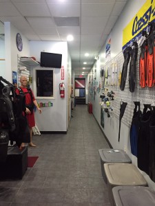 The scuba shop - our before!