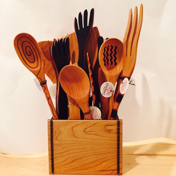 Wooden Serving Forks & Spoons