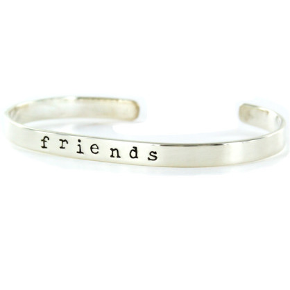 Sterling Silver Friends Bracelet