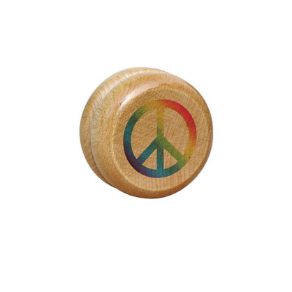 Wooden Peace Yo-Yo Made in USA by Maple Landmark 