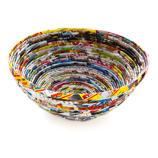 Recycled Paper Bowl 8″ «